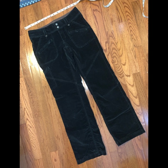 Athleta Pants - Athleta Black Velveteen Pants-Sz 2.     EUC!